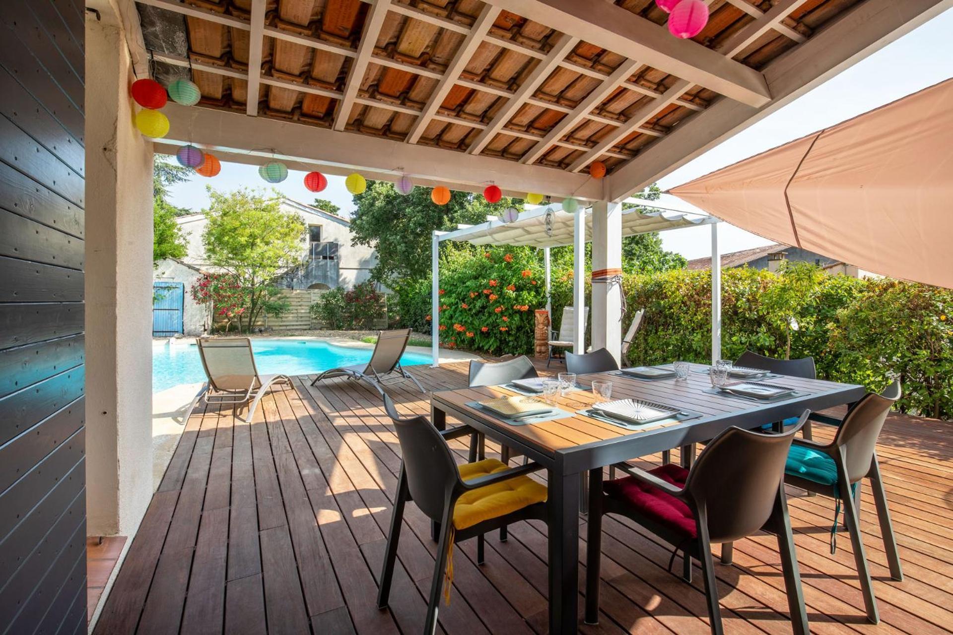 Villa Lumineuse Avec Piscine Chambres Ou Villa Saint-Georges-dʼOrques Dış mekan fotoğraf